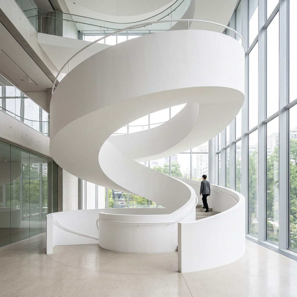 Spiraling Ramp